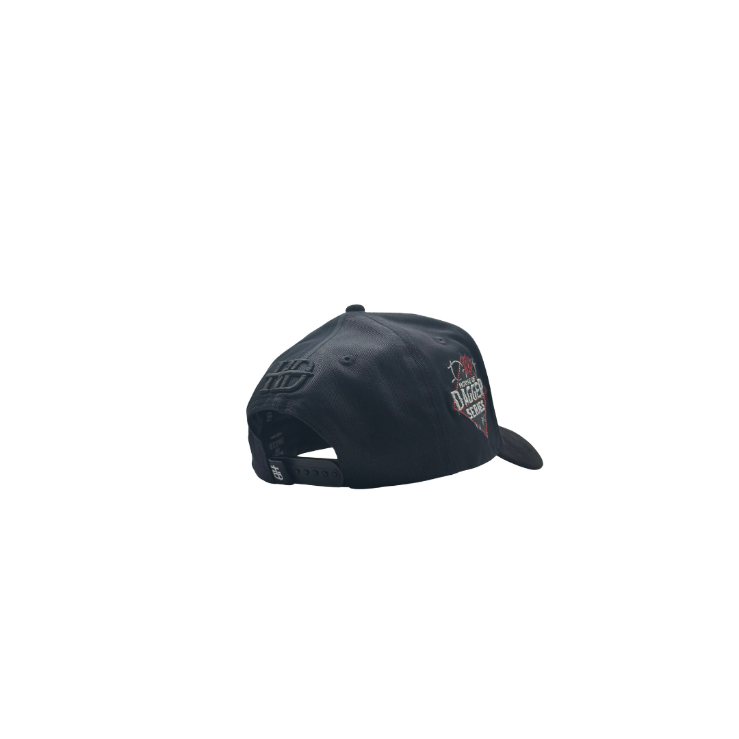 LA Barbed Rose snapback hat by HDagger – streetwear embroidery